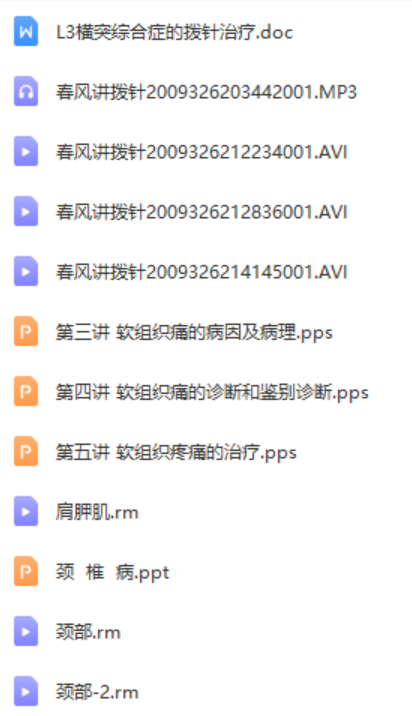 图片[2]-陈超然拔针资料中医针灸视频教程-百度网盘下载