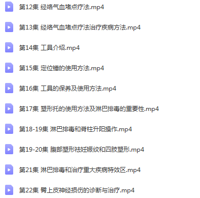 图片[3]-藏医震骨锤肌疗法22讲特色疗法调理多种疾病视频课程-百度网盘下载