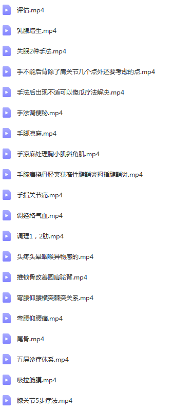 图片[4]-2021年温普成空间力学柔性正骨视频教程-百度网盘下载