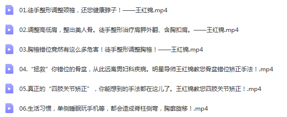 图片[2]-【王红锦中医正骨手法视频教程】徒手整形面部矫正产后康复小颜整骨-百度网盘下载