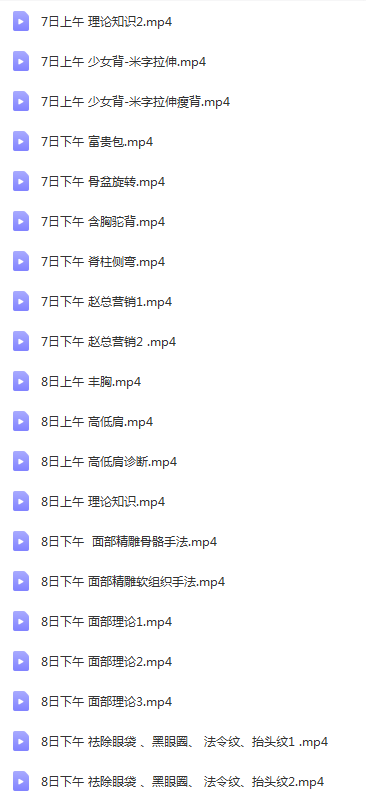 图片[3]-【2020年郭宇体态重塑】徒手整形产后修复面部精雕合集视频教程-百度网盘下载