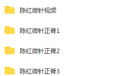 图片[3]-2021年陈红易针疗法微针正脊二十项绝技中医视频教程合集-百度网盘下载