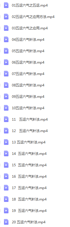 图片[2]-【2021陈海燕院长五运六气视频教程】针法治疗各种常见病-百度网盘下载