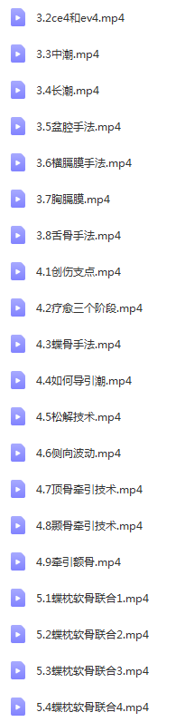 图片[5]-【零基础学颅骶课程】BCST3D高清颅骶疗法视频教程-百度网盘下载