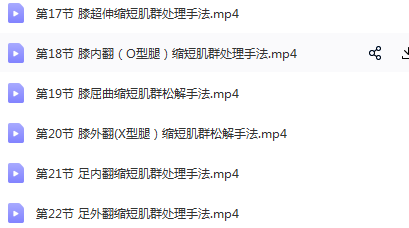 图片[4]-手法解密手法治疗基础原理临床实践视频教程【百度网盘下载】