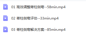 图片[2]-黎耀峰螺旋动力高效矫正脊柱侧弯课视频教程-百度网盘下载