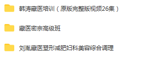 图片[2]-藏医韩涛独门绝技2+1教学1分钟纯手法培训视频教程-百度网盘下载