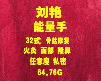 2020年7月刘艳能量手培训美容整形骨盆修复全集视频教程-百度网盘下载-正骨教程博客