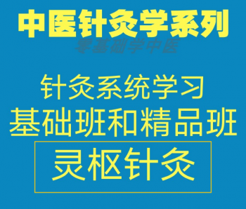 针灸入门学习课程-灵枢针灸初级和精品班培训中医针灸视频教程-百度网盘下载-正骨教程博客
