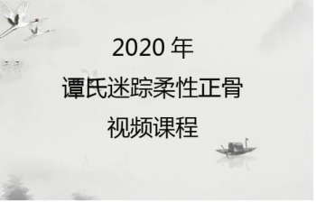 2020年谭氏迷踪柔性正骨视频课程实战干货-百度网盘下载-正骨教程博客