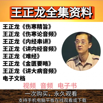 中医经典王正龙精讲伤寒金匮内经难经大病视频教程全套-百度网盘下载-正骨教程博客