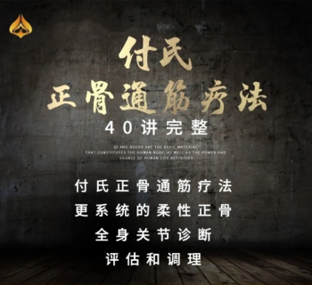 2020年付氏正骨通筋疗法诊断调理柔性手法中医高清视频教程-百度网盘下载-正骨教程博客