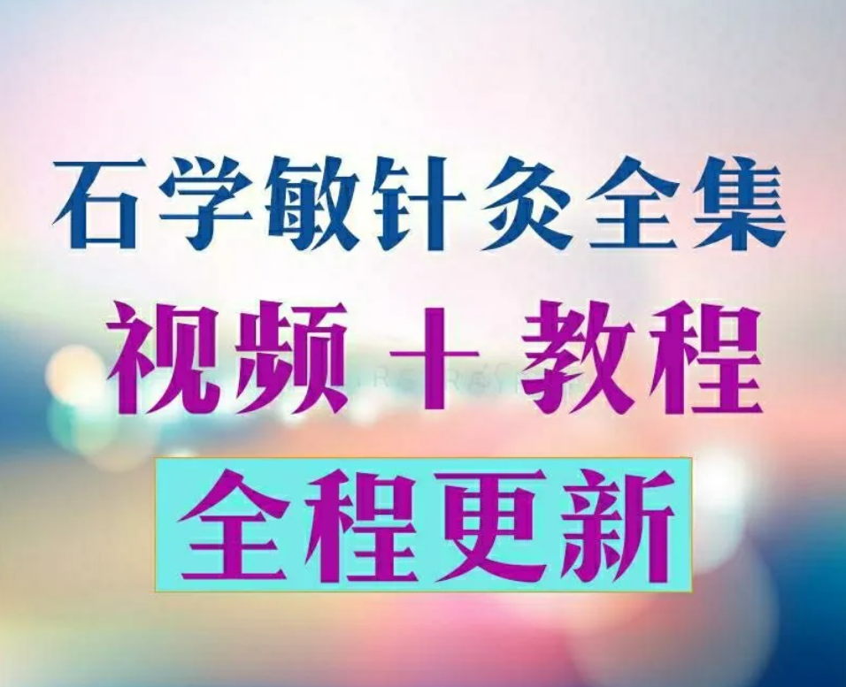 【石学敏针灸全集视频教程】天津中医药大学教实用醒脑开窍针刺手法视频-百度网盘下载