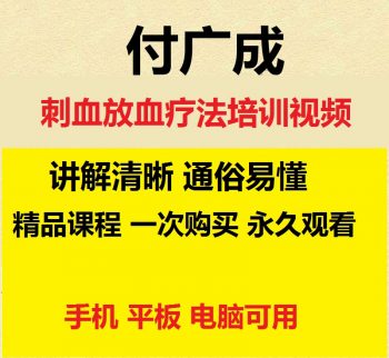 付广成刺血疗法培训课程督脉刺血掌诊讲课视频教程合集-百度网盘下载-正骨教程博客