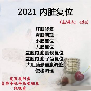 【2021最新吕玉兰ada内脏复位手法】私教手法全精讲视频教程8讲-百度网盘下载-正骨教程博客
